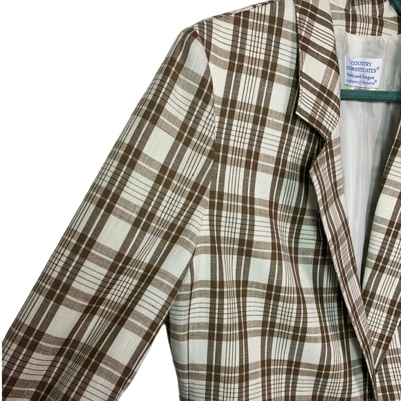 Pendleton Plade Oversized Blazer Jacket, Size 16 - Picture 3 of 7